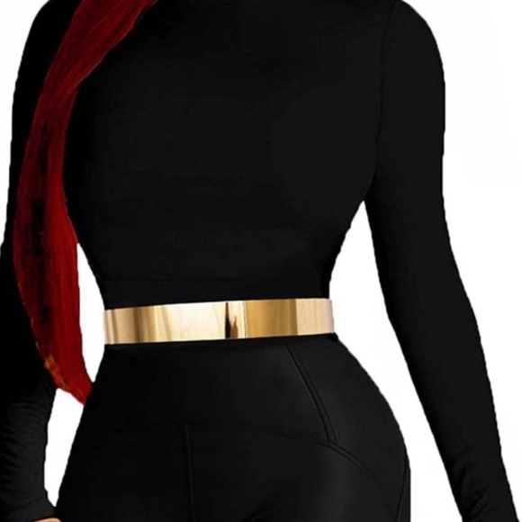 - Gold Metal Polished Waist chain belt *NEW* main image 4